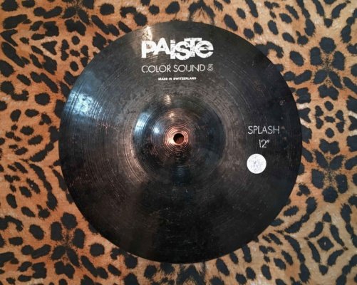 Paiste Colorsound 5 Series 1985 black 12in Splash [SP 0115]