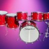 Slingerland 60’s Gold Badge 6pc 3 ply shell pack w 18” floor tom