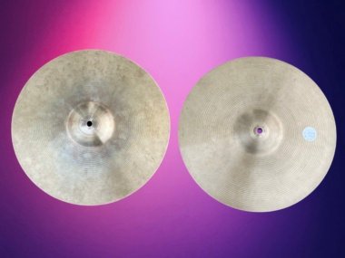 RARE Paiste 602 preserial 60’s/70’s 14” thin hi hats - 810/870 grams