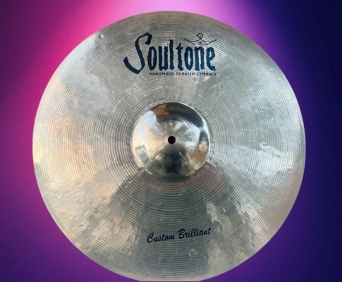 Soultone 19” Custom Brilliant Crash - in near new condition