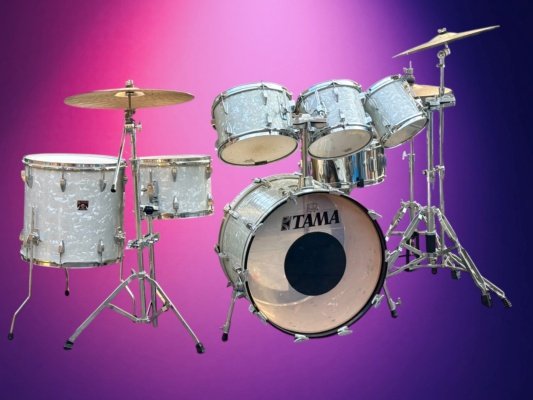 TAMA 7 pce stunning ROCK drumkit - in excellent condition