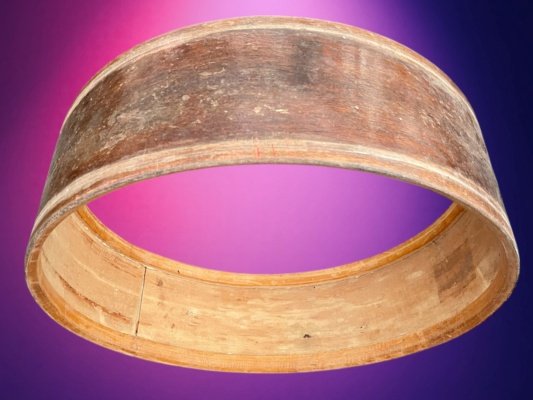 Ludwig & Ludwig 1930s African Mahogany/Maple 3 ply 24” project bass drum