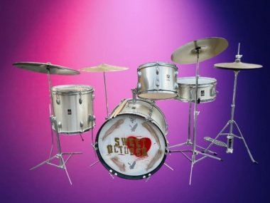 Drum Mate 4pce complete vintage drum kit - Made in Japan
