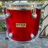 Basix Custom series 13” tom - Birch - cherry red lacquer finish 🍒