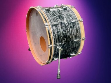 Relic Lineage 24 x 14 maple/mahogany bass drum - Excellent condition