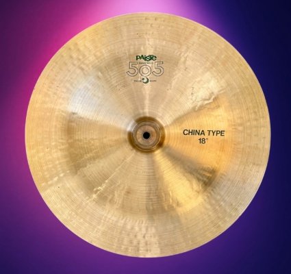 Paiste 505 80’s collectors quality 18” magic China Type cymbal
