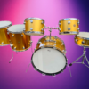 Hayman ‘68 Vibrasonic 5pce - Gold Ingot - 22,12,13,16,16 w snare option
