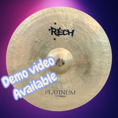 Rech Platinum 17 crash cymbal - in new condition