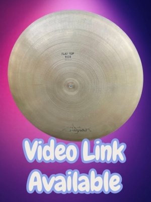 Zildjian A 70’s vintage - 22”gorgeous Flat Top ride cymbal - excellent condition