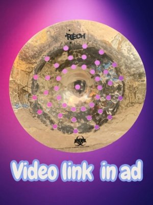 Rech 18” Metal Trash China cymbal - in excellent condition