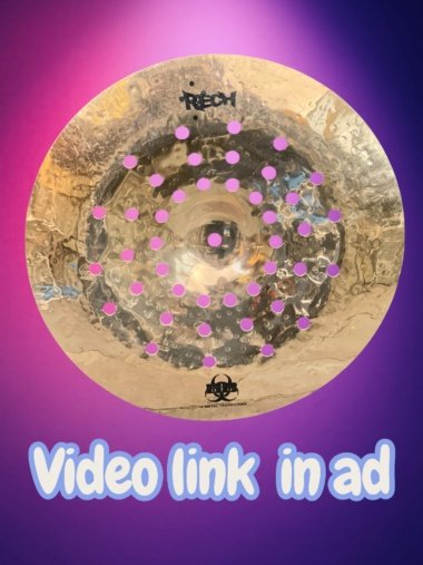 Rech 18” Metal Trash China cymbal - in excellent condition