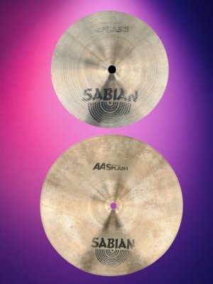 Sabian vintage splashes - 8in 80’s & 12in AA - excellent tone